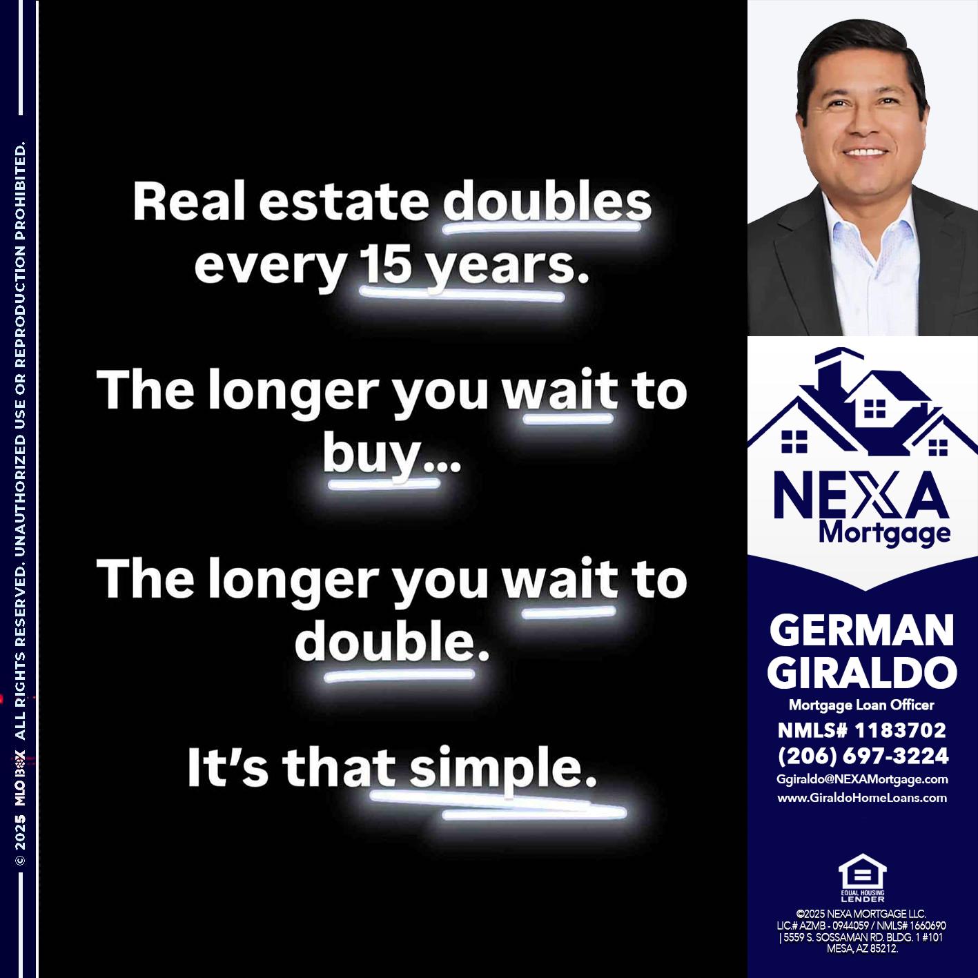 REAL ESTATE - German Giraldo -Mortgage Loan Officer
