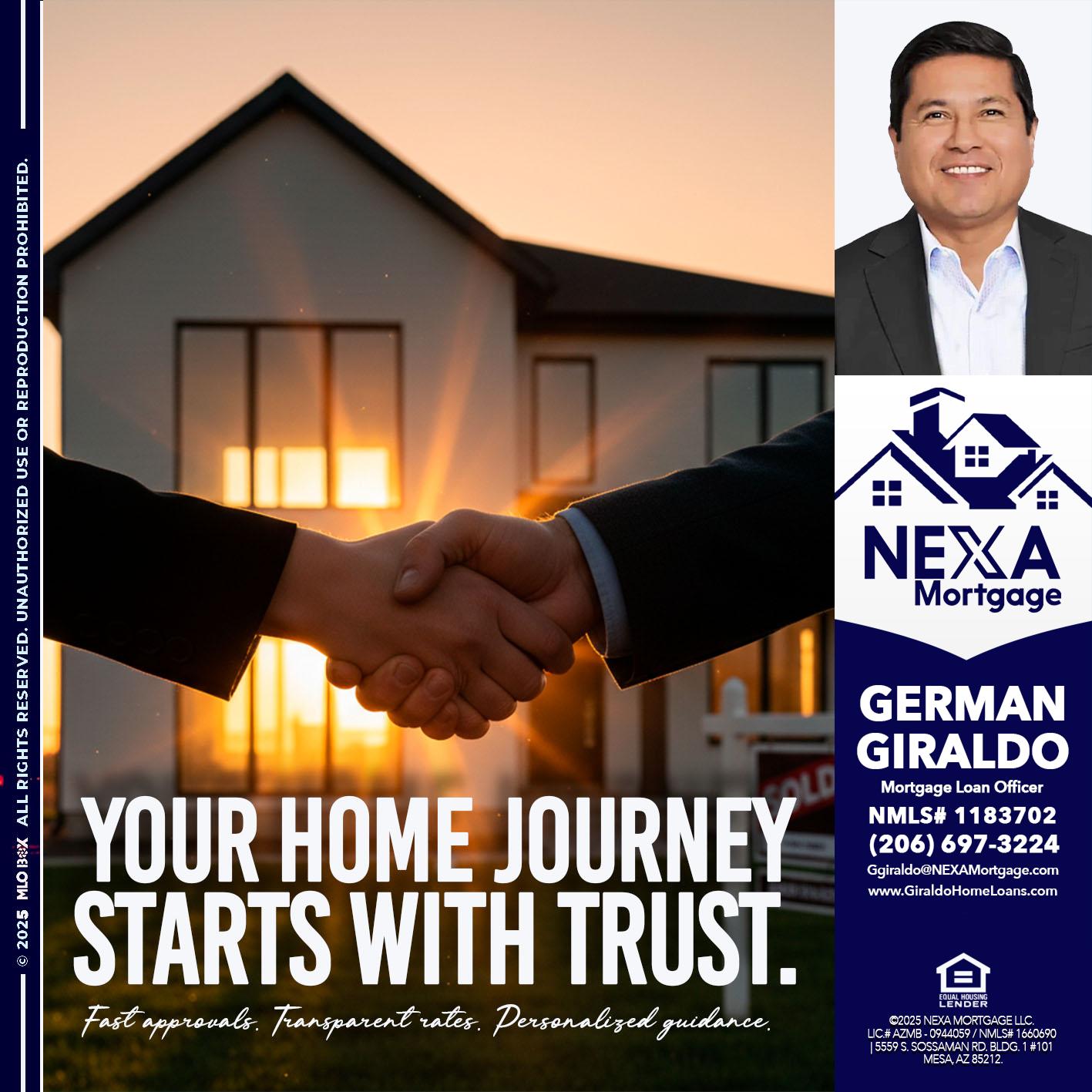 your home - German Giraldo -Mortgage Loan Officer