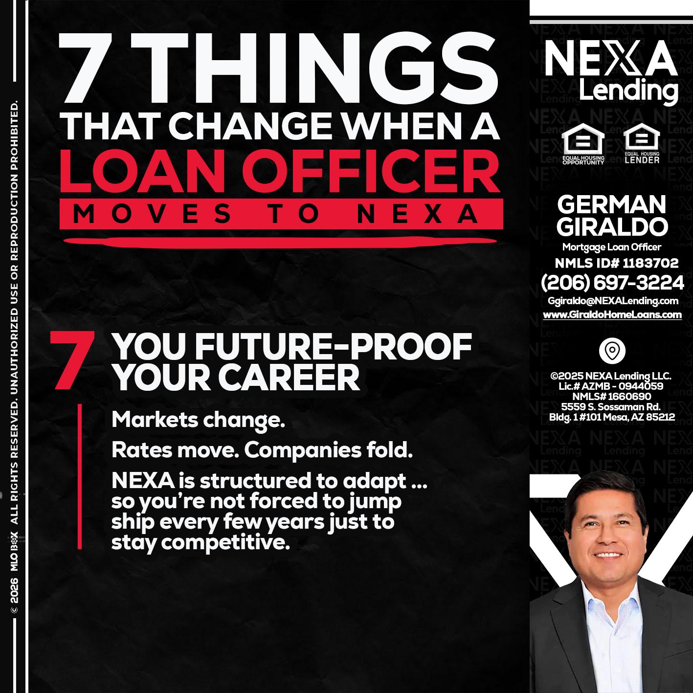 7 THINGS (7) - German Giraldo -Mortgage Loan Officer