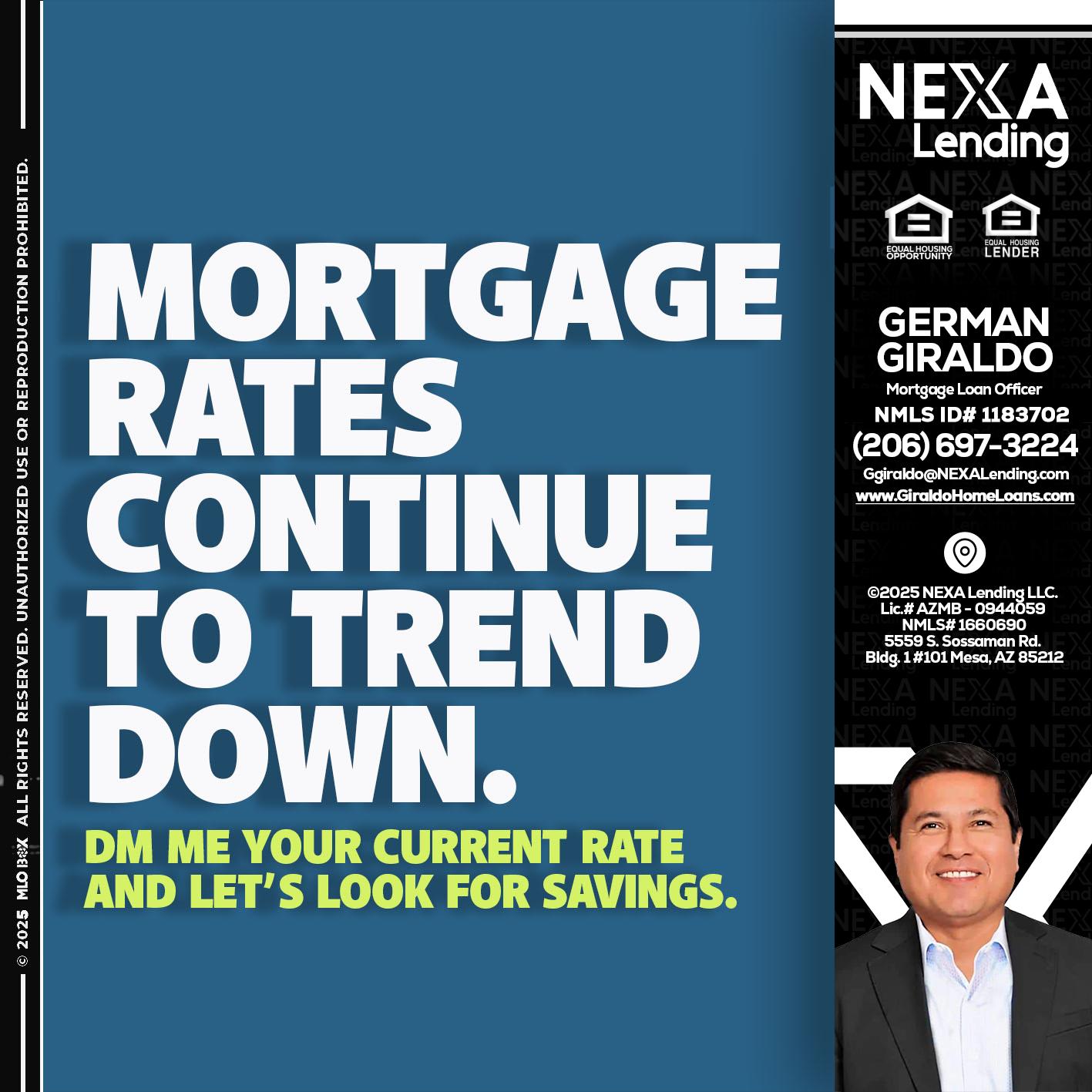 MORTGAGE RATES - German Giraldo -Mortgage Loan Officer