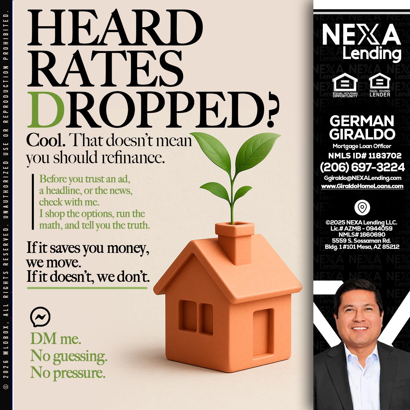 HEARD RATES - German Giraldo -Mortgage Loan Officer