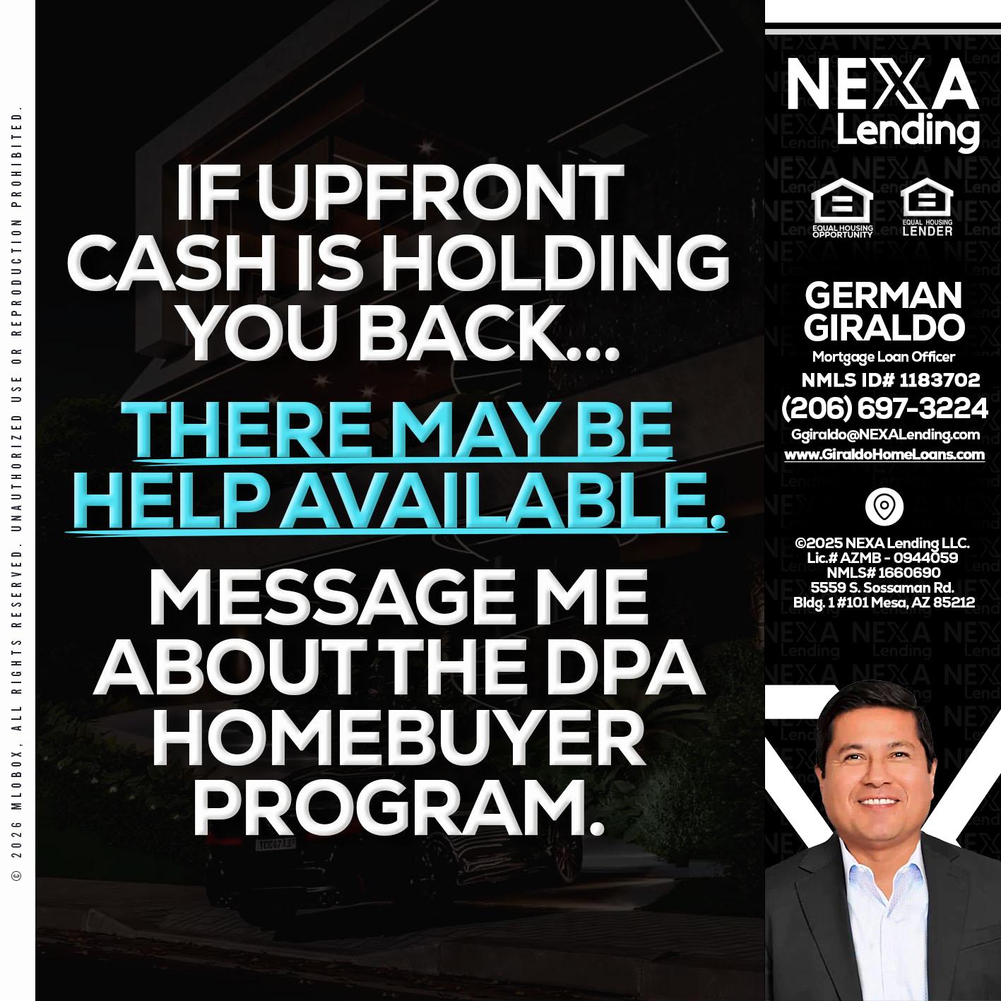IF UPFRONT - German Giraldo -Mortgage Loan Officer