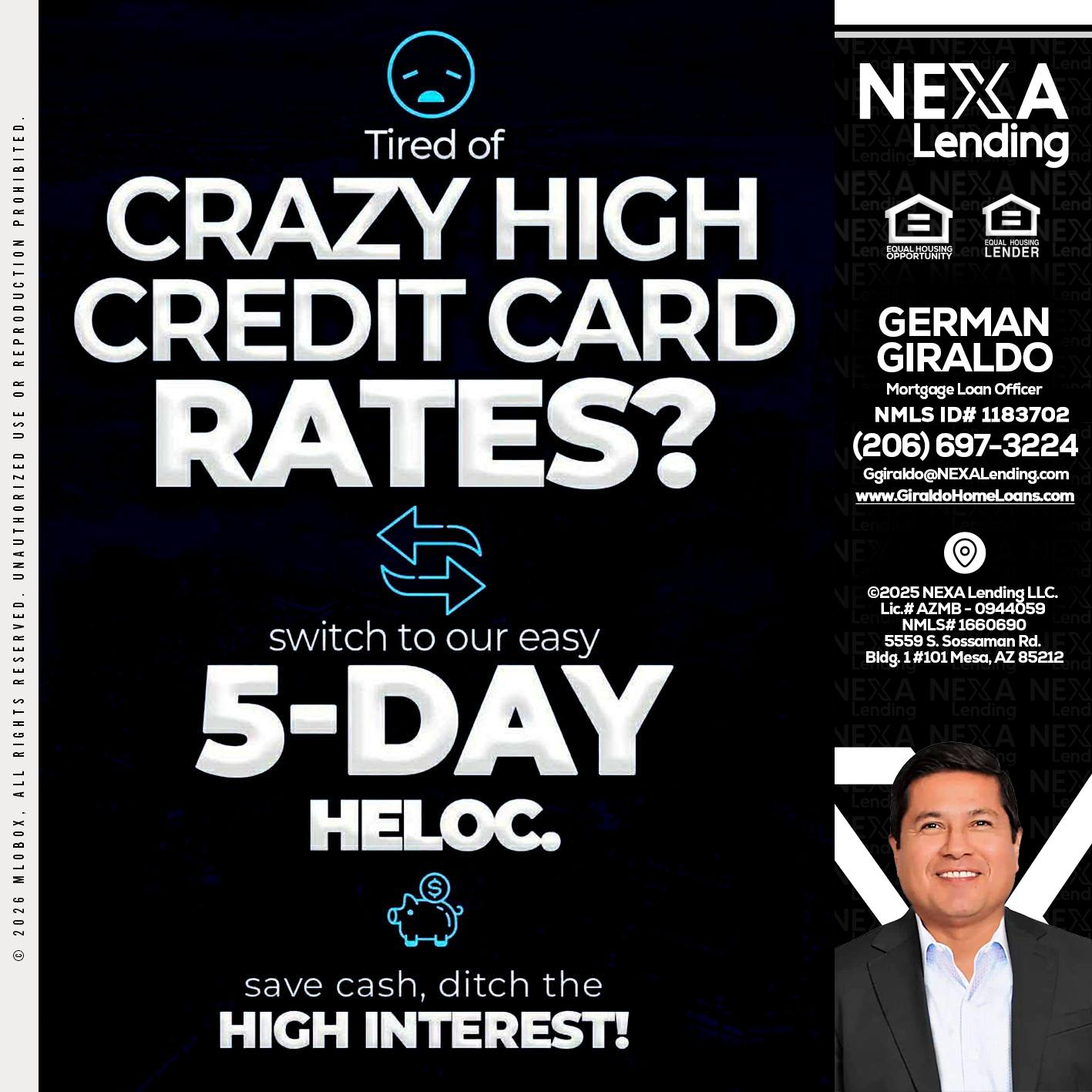 CRAZY HIGH - German Giraldo -Mortgage Loan Officer