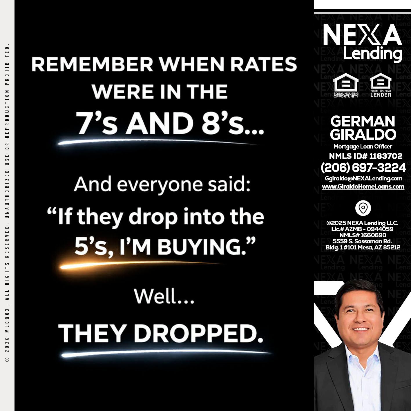 REMEMBER WHEN - German Giraldo -Mortgage Loan Officer