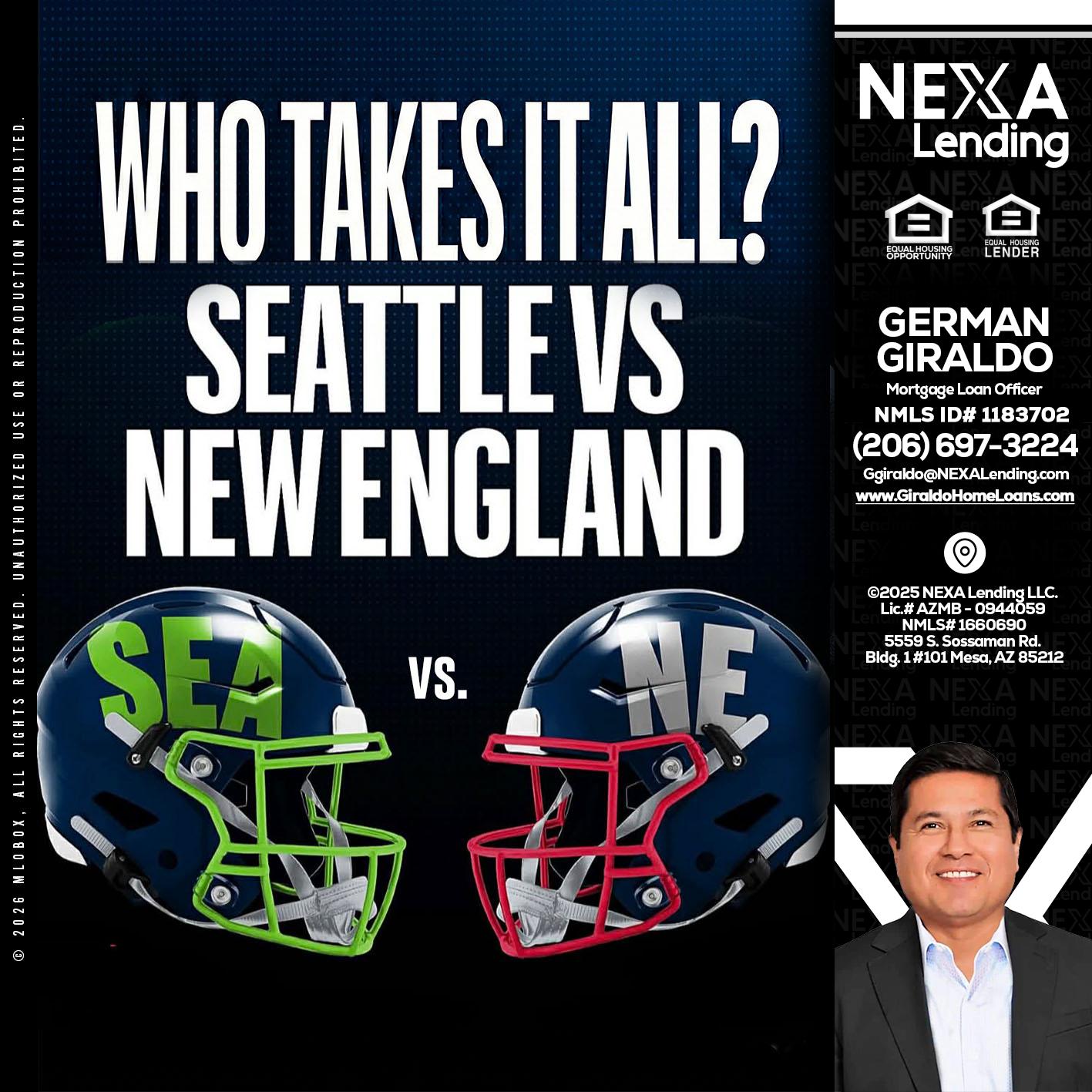 WHO TAKE IT ALL? - German Giraldo -Mortgage Loan Officer