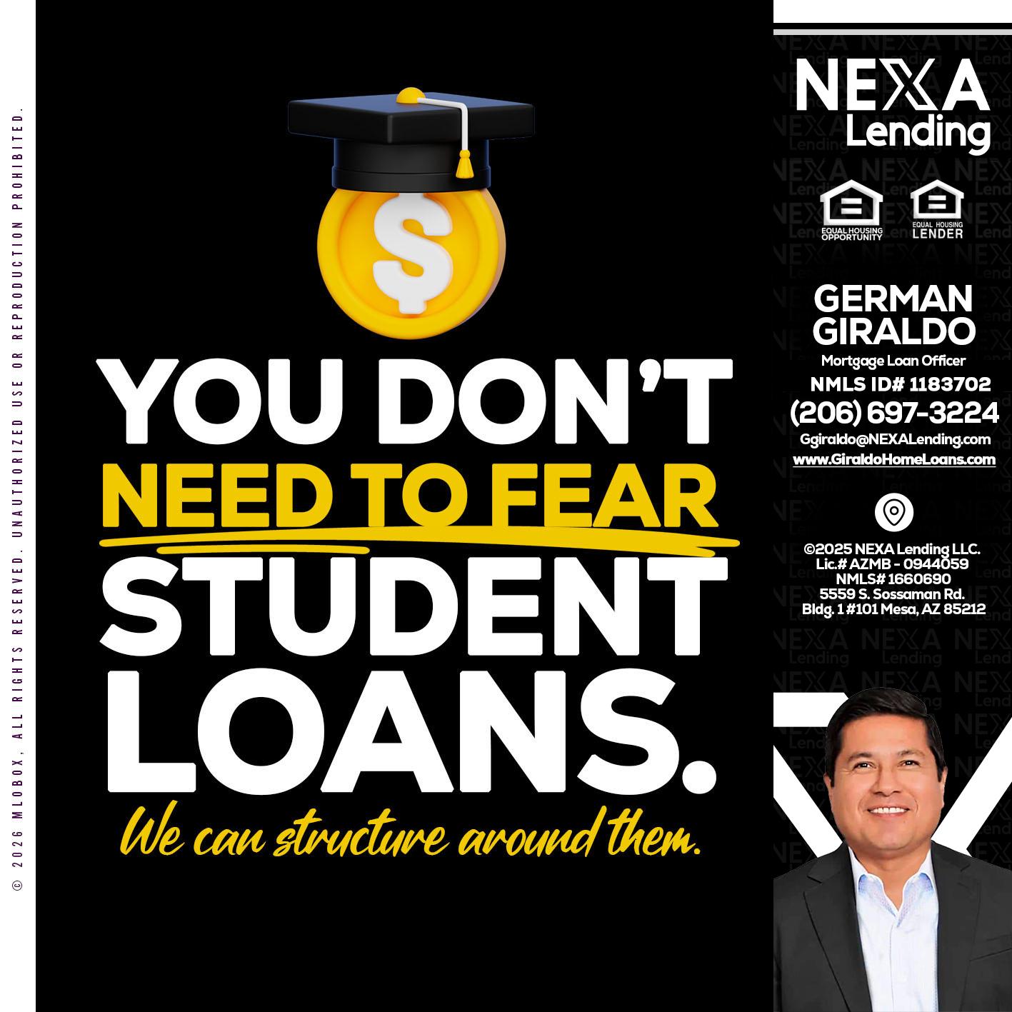 YOU DONT NEED - German Giraldo -Mortgage Loan Officer