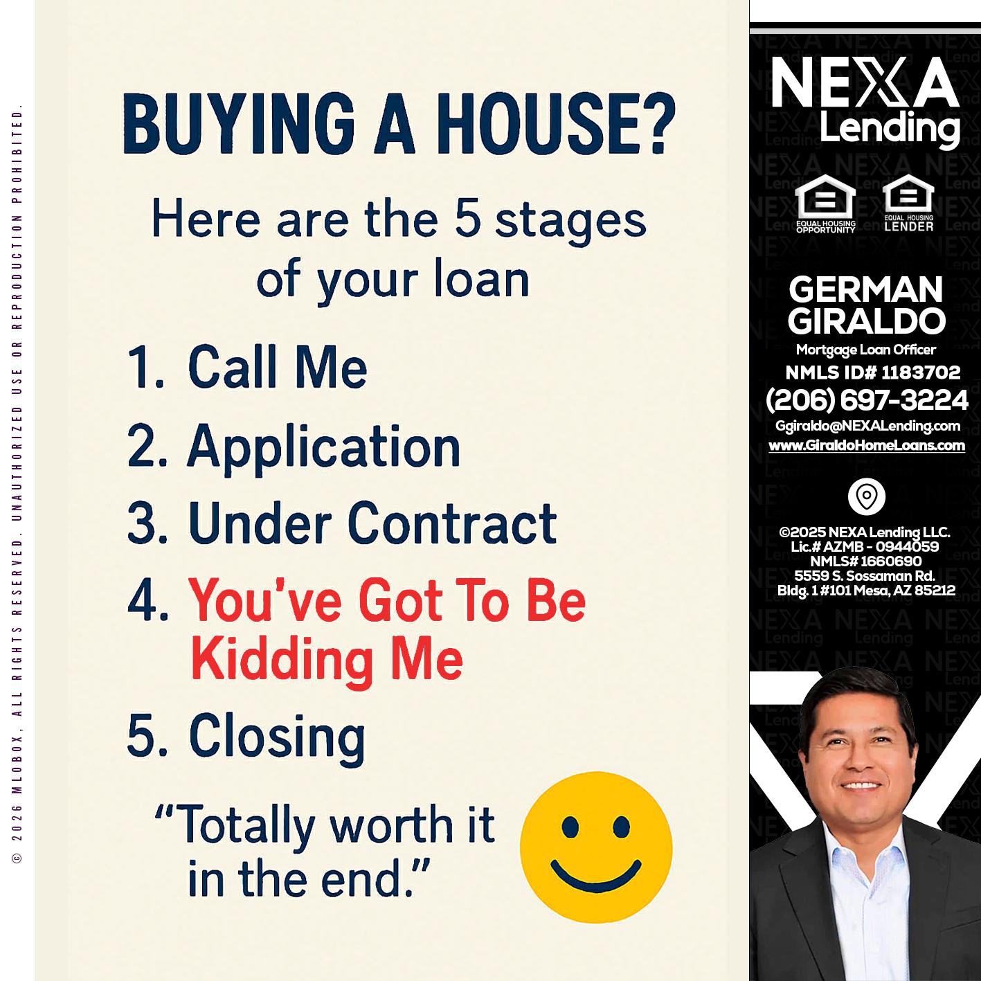 BUYING A HOUSE - German Giraldo -Mortgage Loan Officer