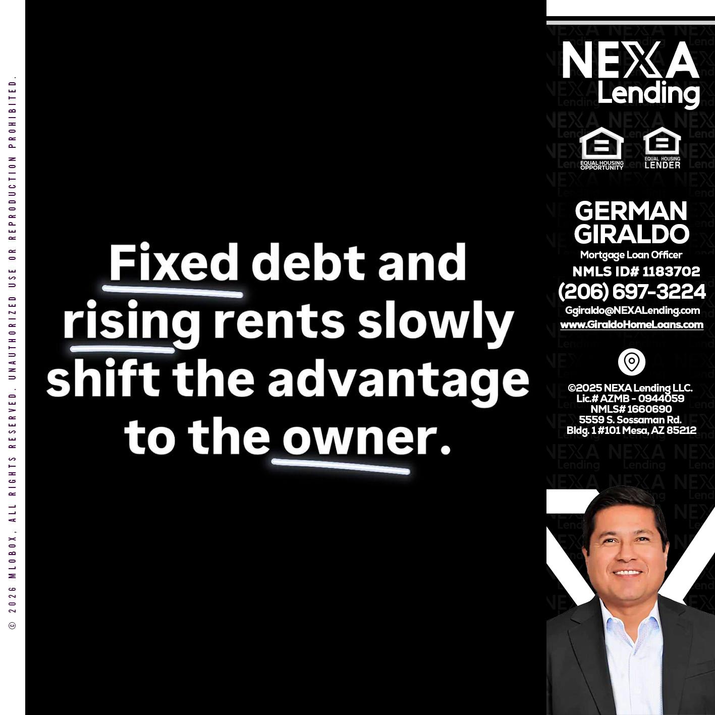 FIXED DEBT - German Giraldo -Mortgage Loan Officer