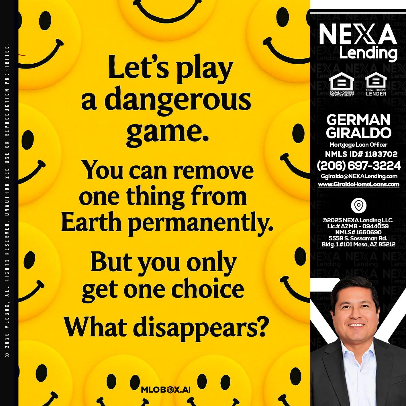 LETS PLAY - German Giraldo -Mortgage Loan Officer