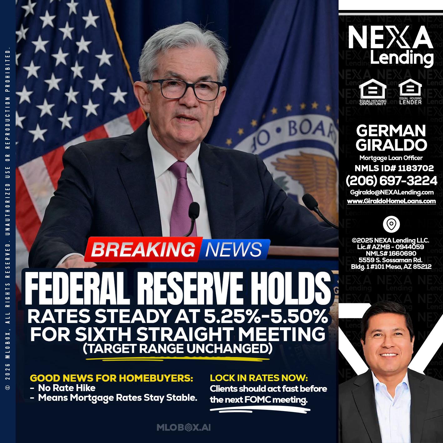 federal reserve - German Giraldo -Mortgage Loan Officer