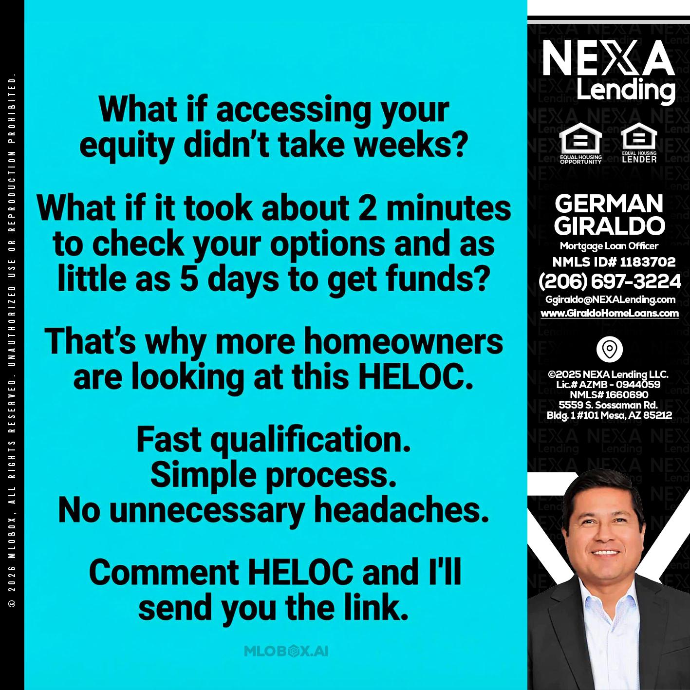 what if - German Giraldo -Mortgage Loan Officer