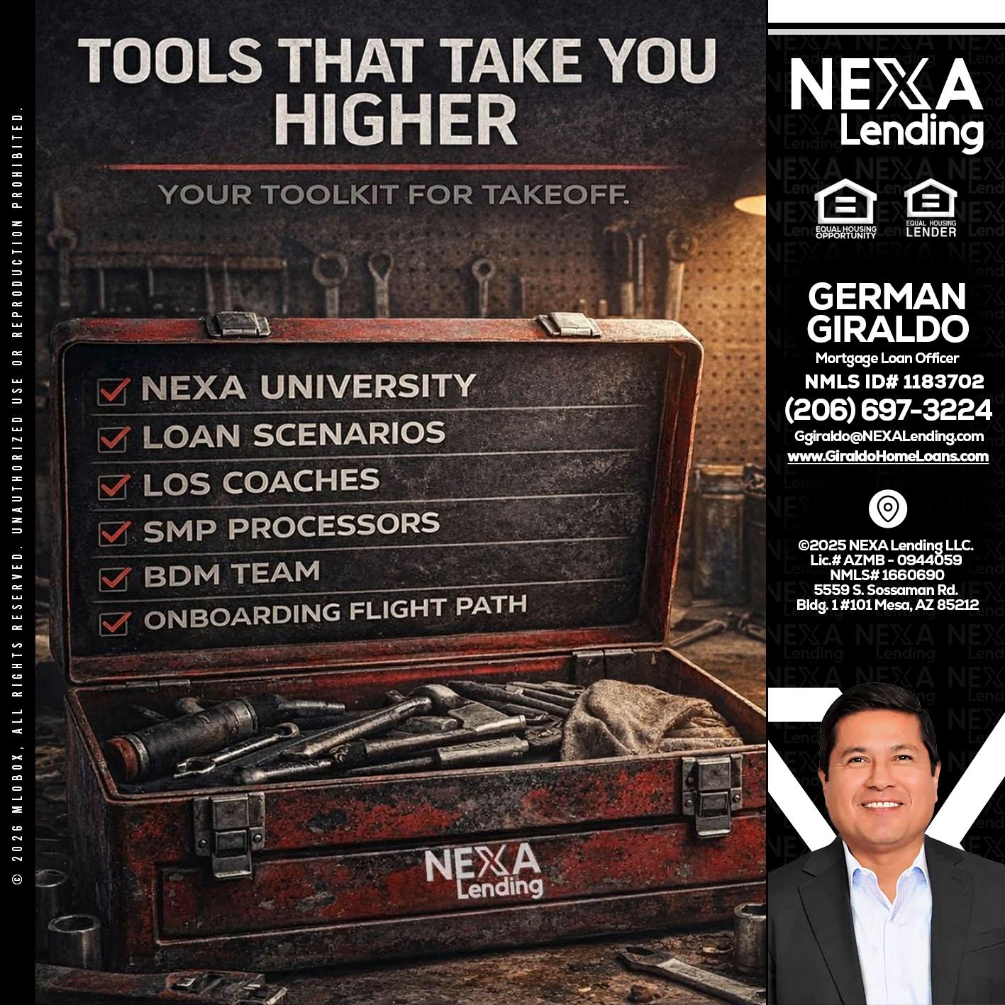 TOOLS THAT - German Giraldo -Mortgage Loan Officer