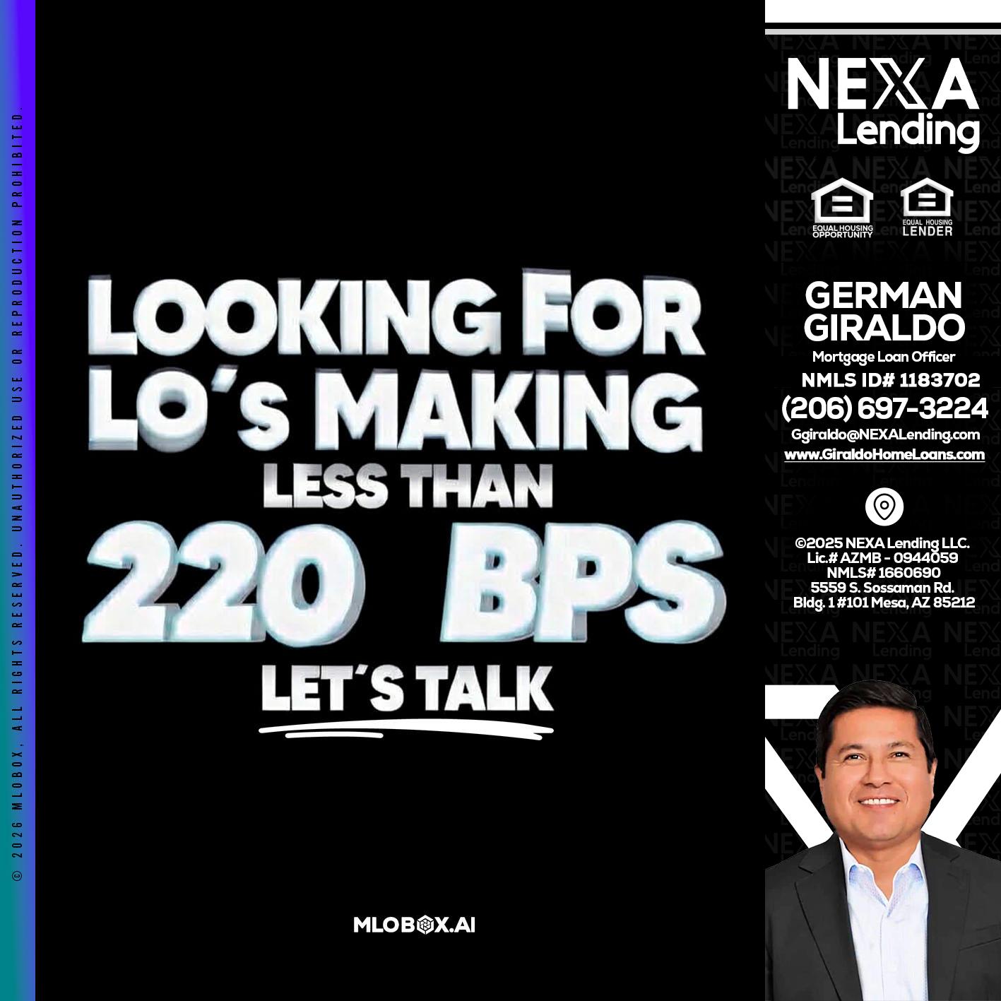 LOOKING FOR - German Giraldo -Mortgage Loan Officer