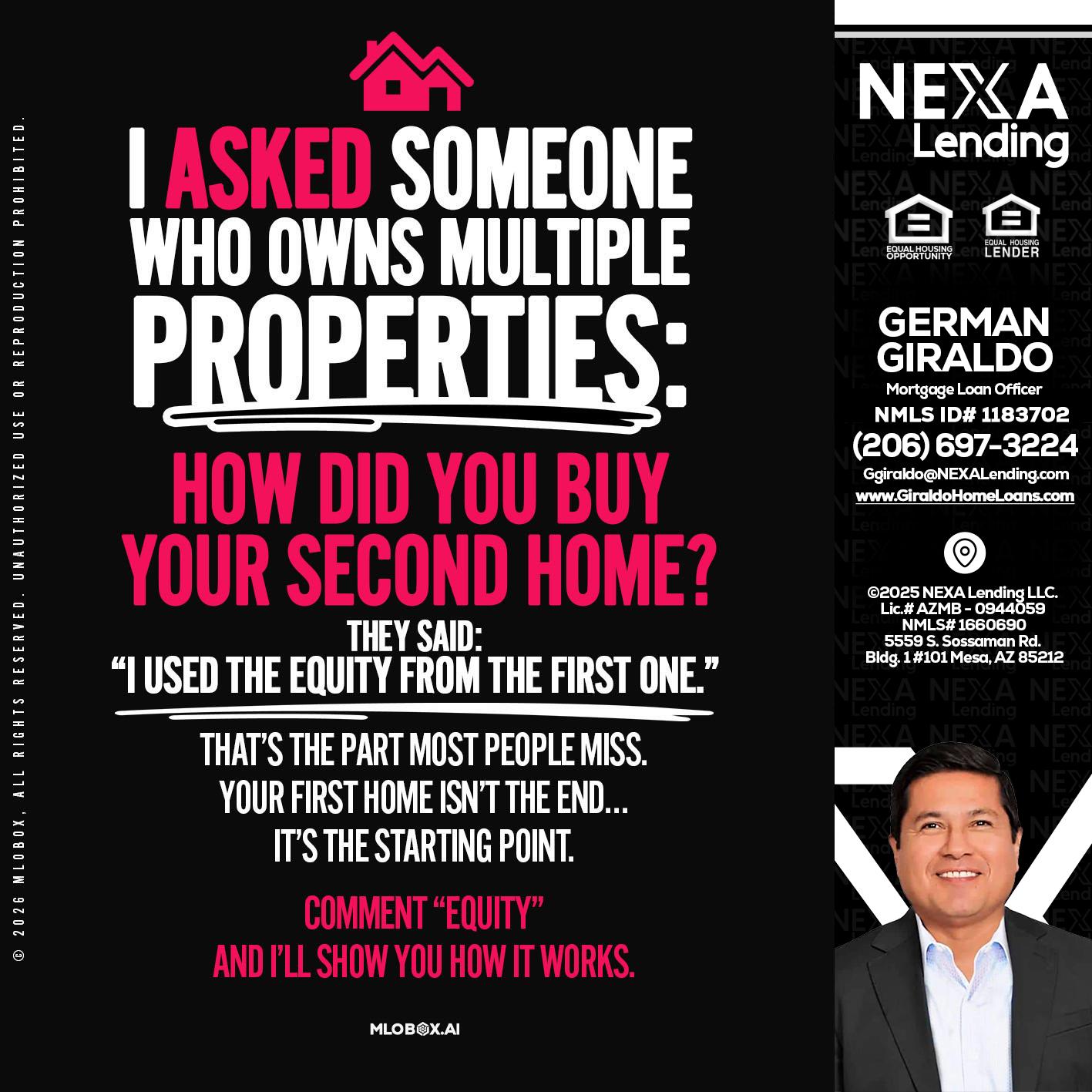 I ASKED SOMEONE - German Giraldo -Mortgage Loan Officer