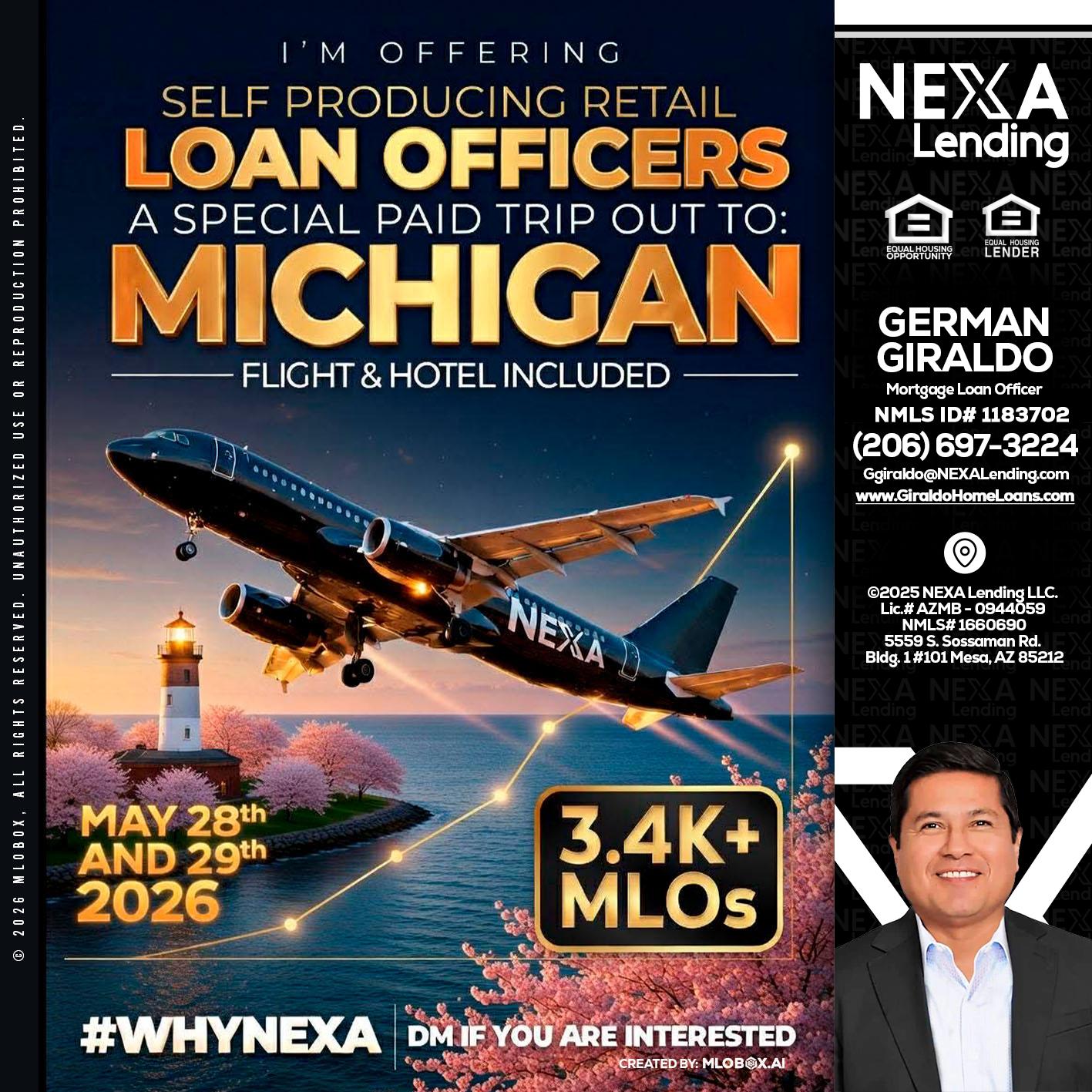 MICHIGAN TRIP - German Giraldo -Mortgage Loan Officer