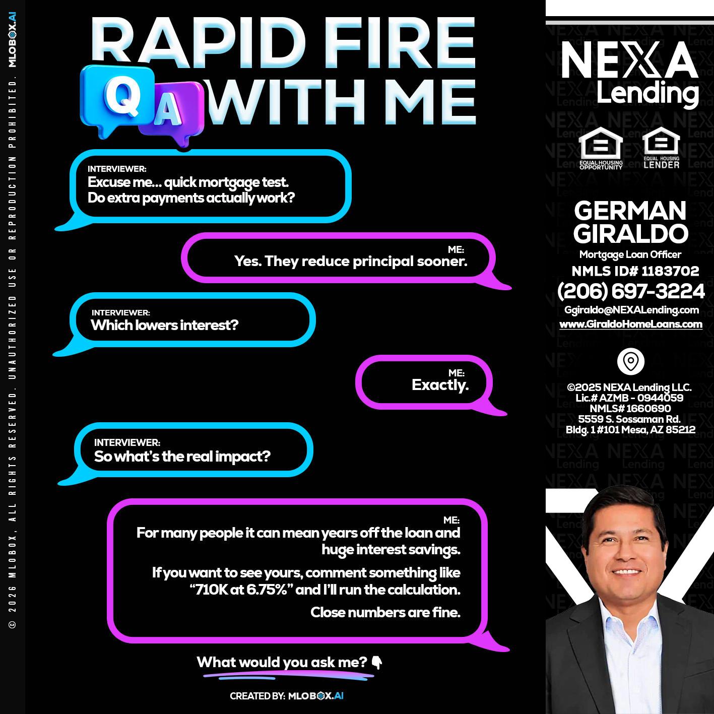 RAPID QA - German Giraldo -Mortgage Loan Officer