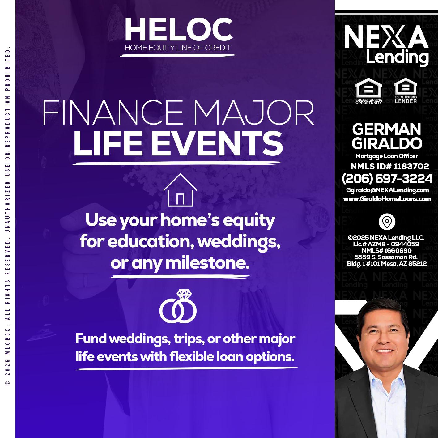 HELOC - German Giraldo -Mortgage Loan Officer