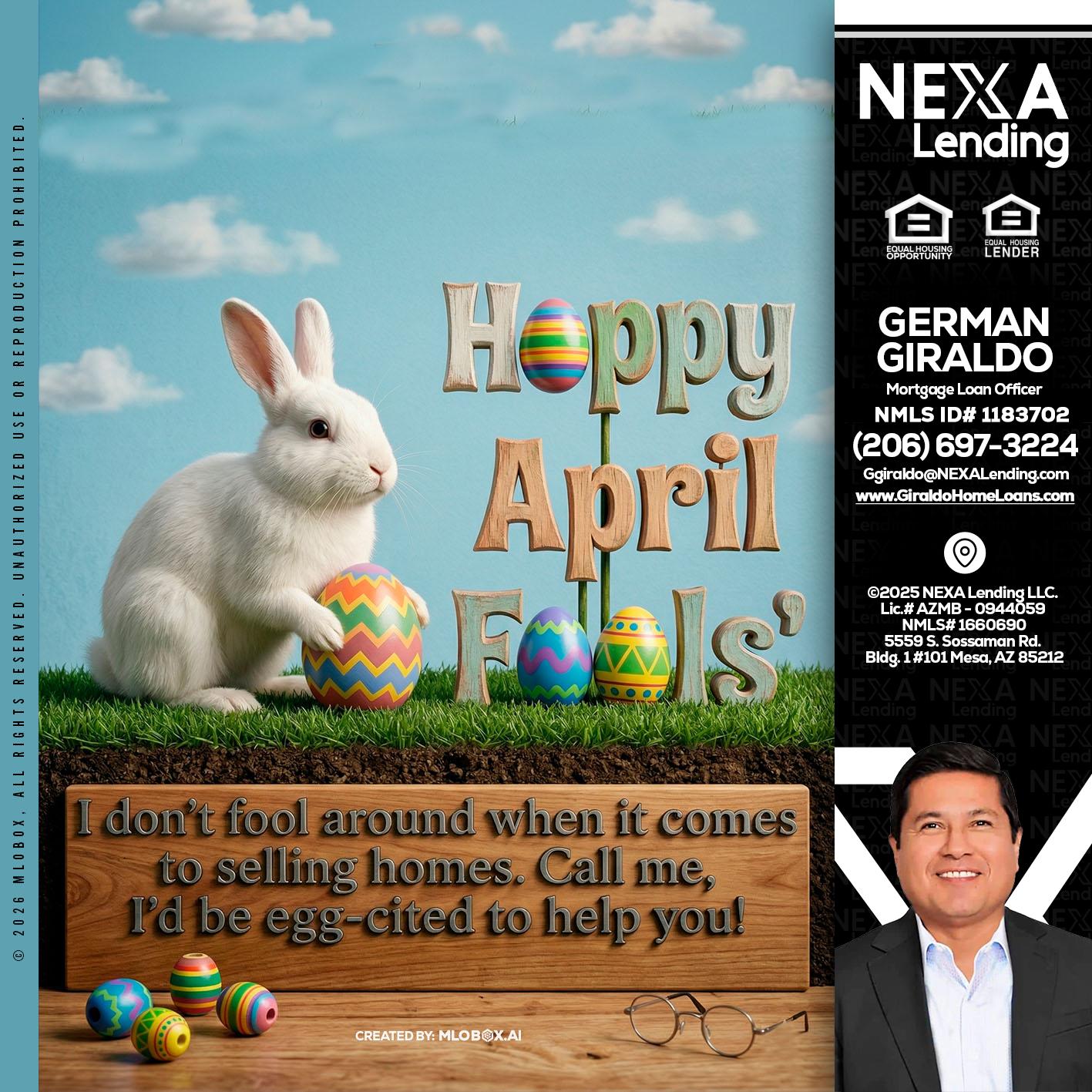 happy april fools - German Giraldo -Mortgage Loan Officer