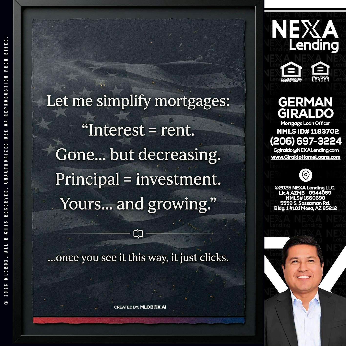 LET ME SIMPLIFY - German Giraldo -Mortgage Loan Officer