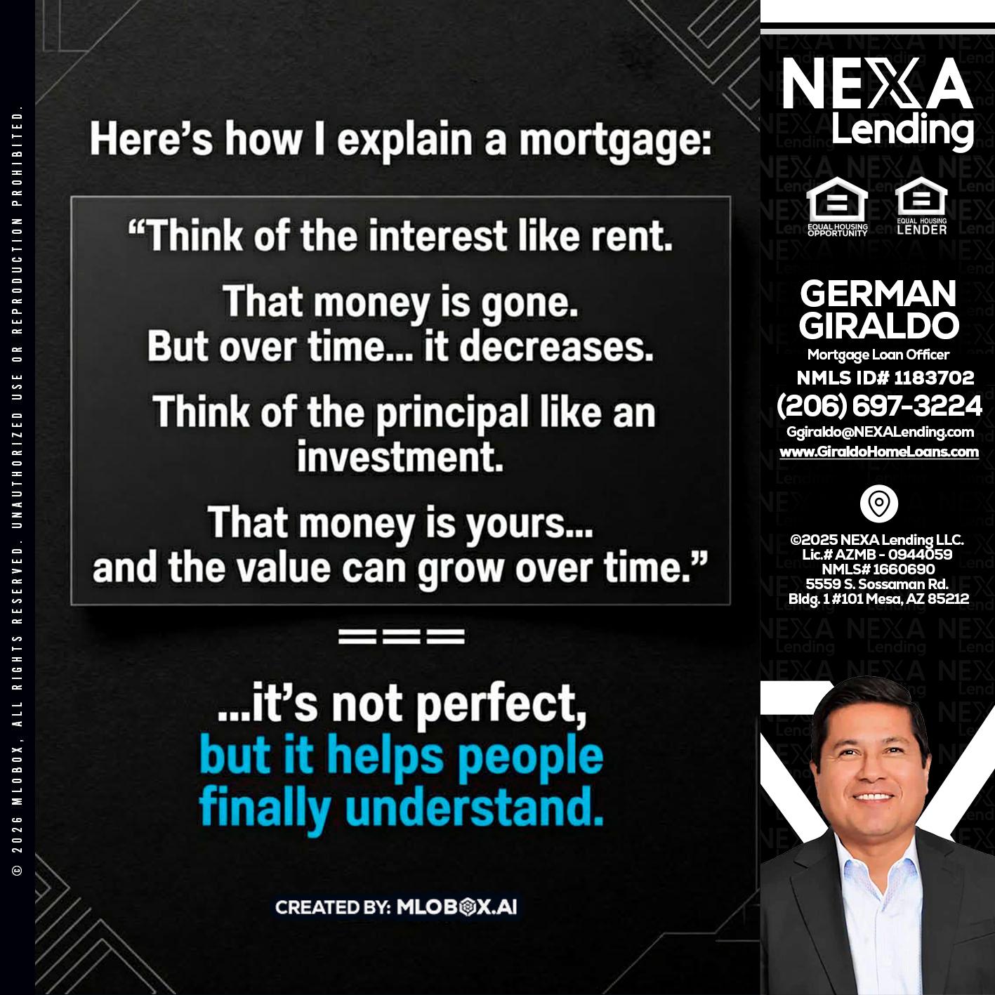 HERES NOW - German Giraldo -Mortgage Loan Officer