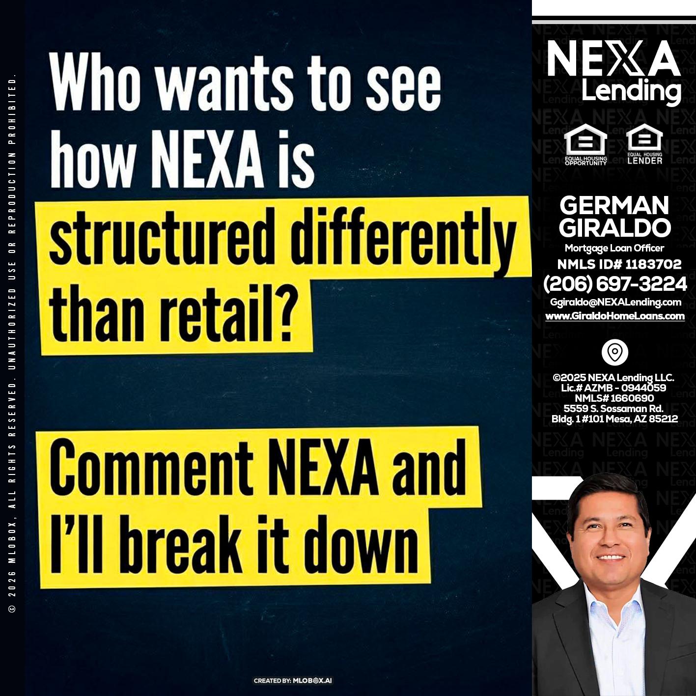 who want to see - German Giraldo -Mortgage Loan Officer