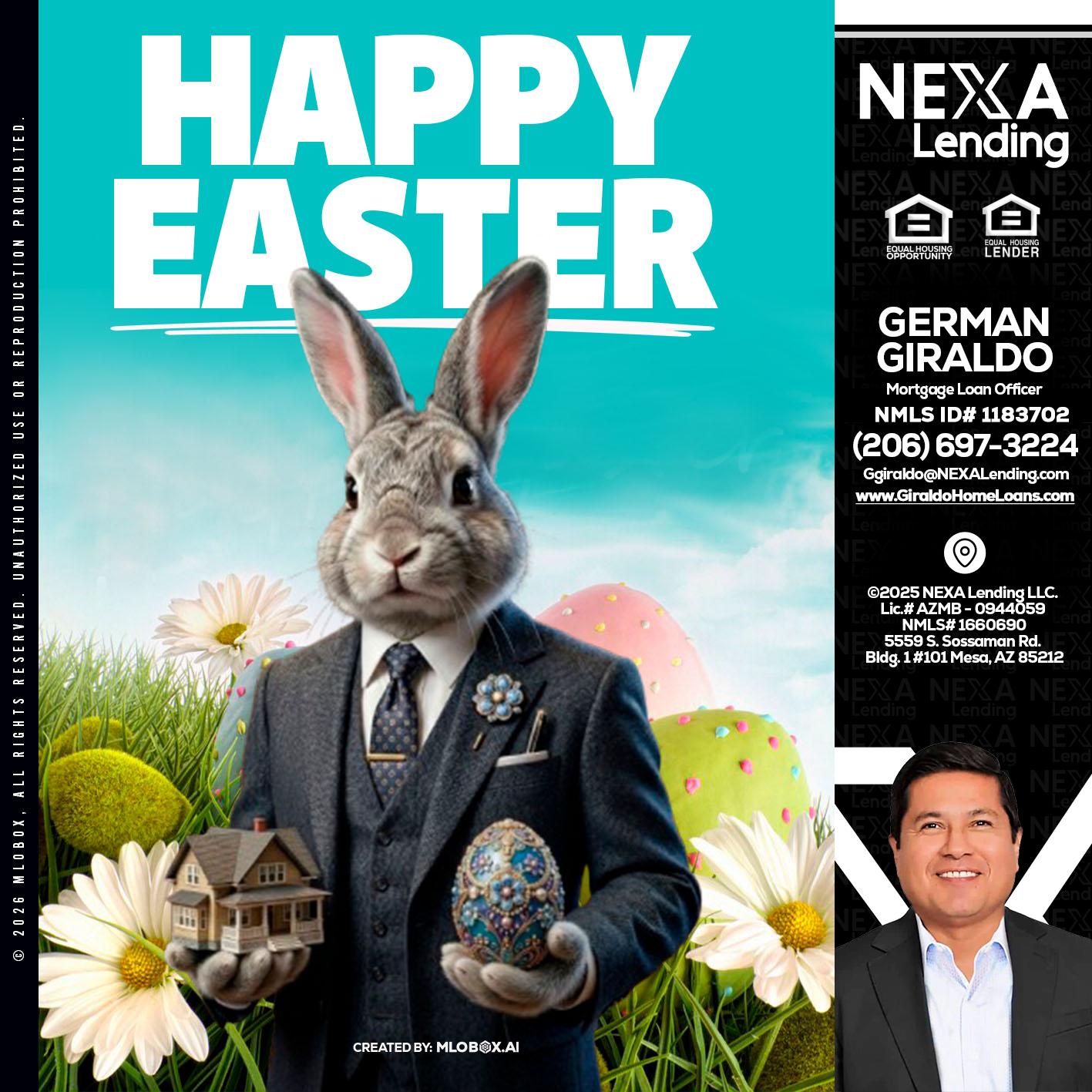 HAPPY EASTER - German Giraldo -Mortgage Loan Officer